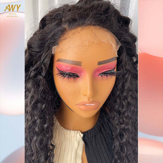 Cambodian Hair  5x5 Closure  Water Wave 200% Density Wig